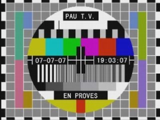 Primeres imatges Pau Televisió - Emissió en proves