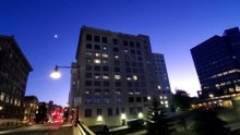🎃 Office Building Monster Eyes Projection #halloween #projectionmapping #halloweendecor
