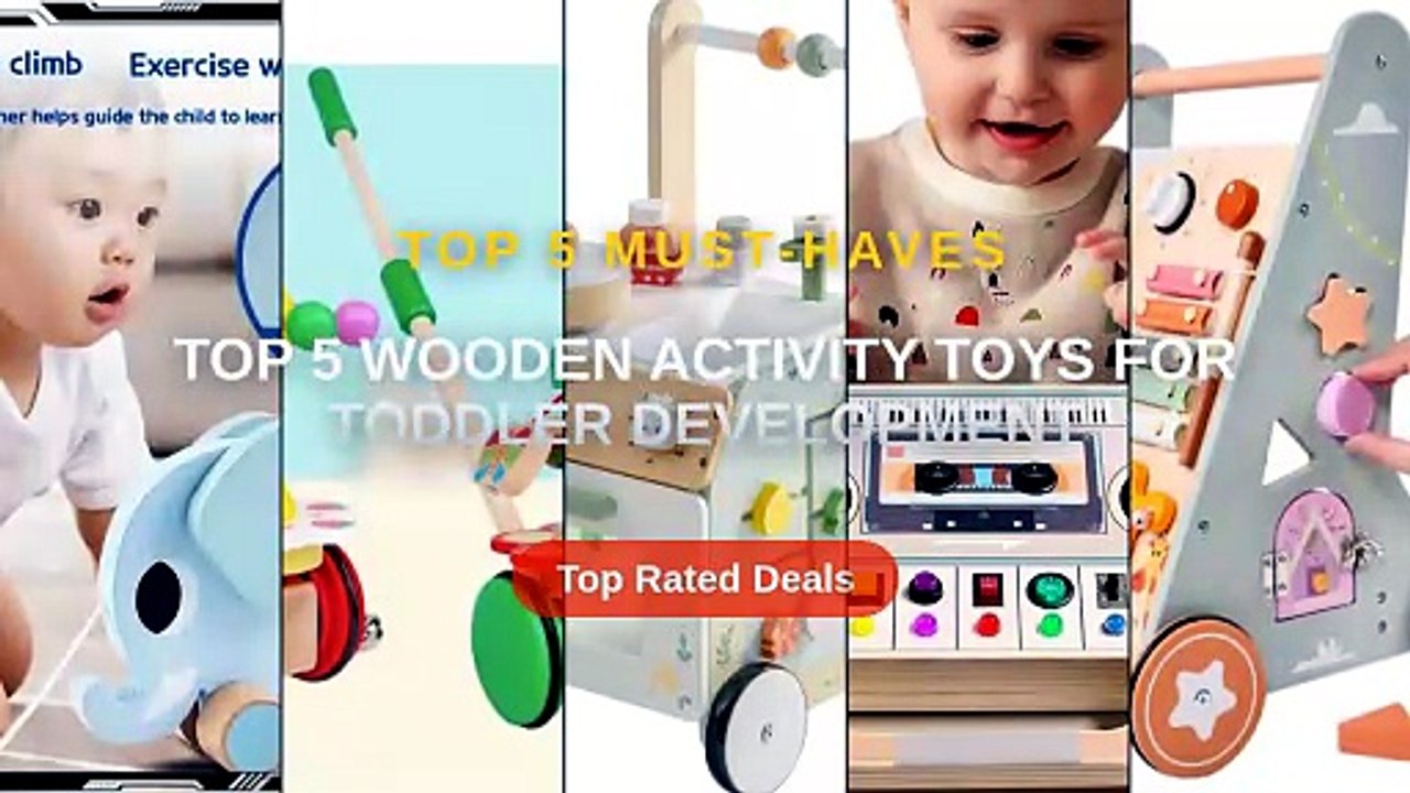 Cheap & Best Top 5 Wooden Activity Toys For Toddler Development ...