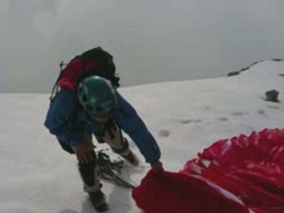Biplace Montagne à la Croix de belledonne