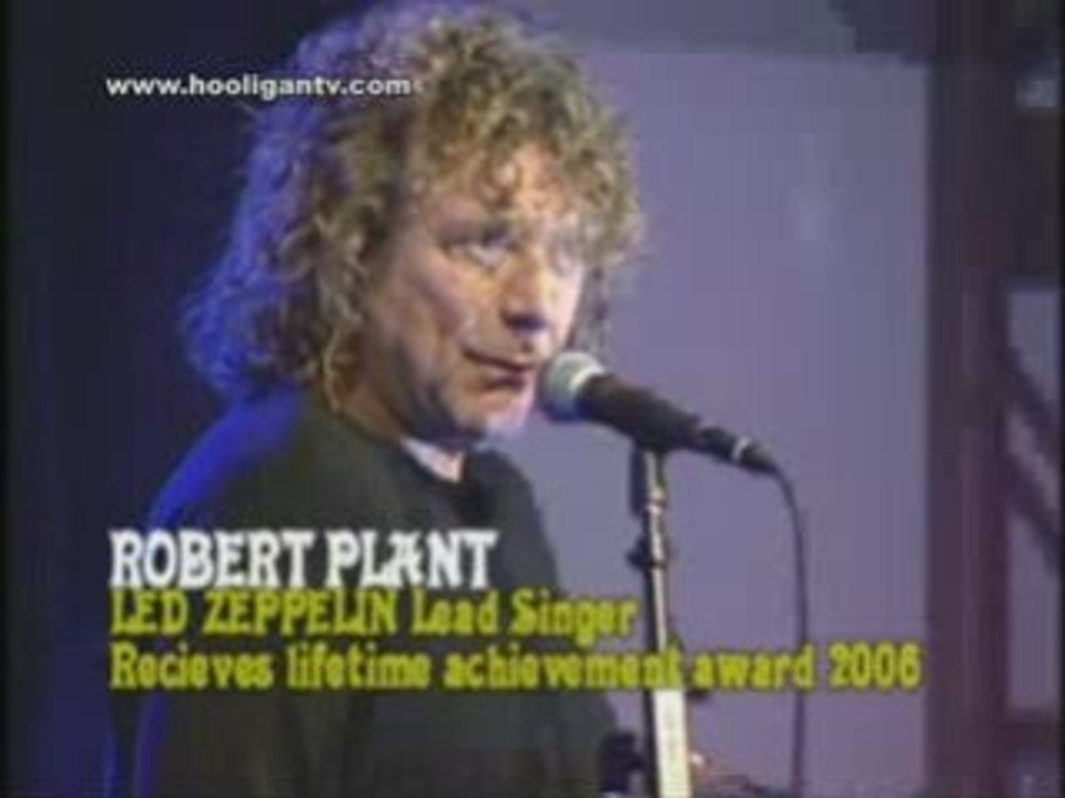Led Zeppelin Robert Plant award