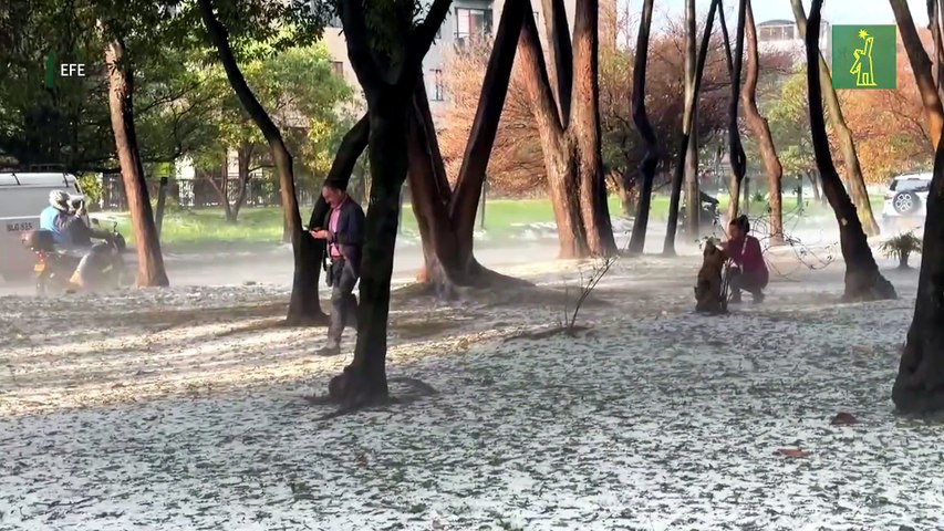 Una fuerte granizada en Bogotá retrasa los vuelos por baja visibilidad