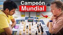 Jugué contra el CAMPEÓN MUNDIAL DE AJEDREZ!!!!
