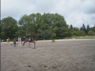 Marie, cours de saut avec Aourt