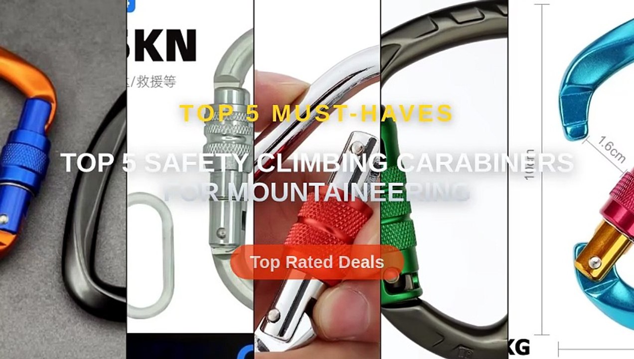 Best Top 5 Safety Climbing Carabiners For Mountaineering on AliExpress ...