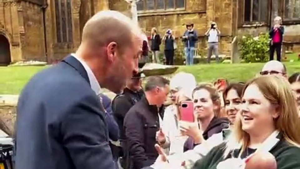 Prince William's light-hearted advice for new mum of 4-week-old baby