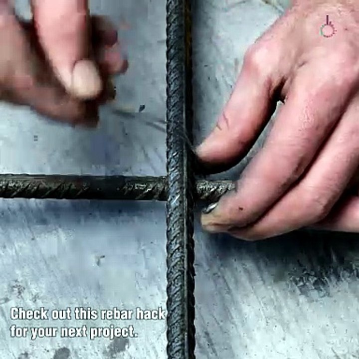 Try this rebar hack for smooth work every time! 🔨 ️ - video Dailymotion