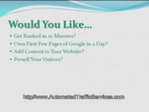 Get High Website Traffic, Want High Website Traffic?