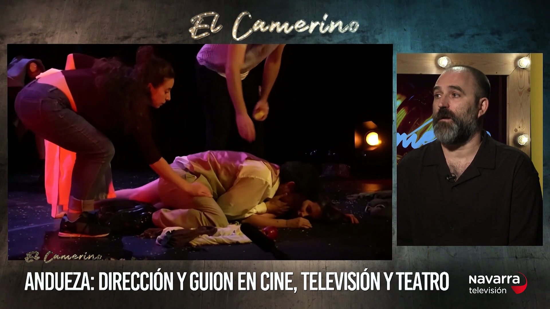 El Camerino 08/10/2026 El director Diego Luna presenta su película 'Ceniza en la boca', Tafalla reconoce a la soprano Sabina Puértolas, Asier Andueza nos adentra en la obra 'Cantando bajo las balas' y el dramaturgo Víctor Iriarte recibe el Premio Int