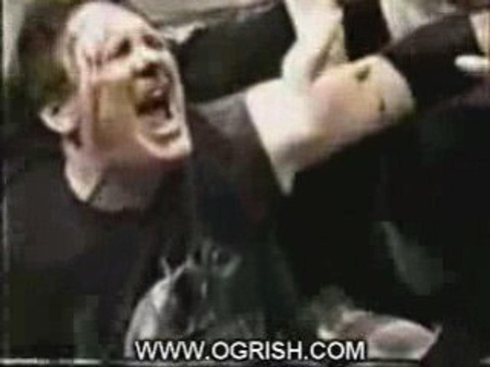 wwf-wcw-faces of death-arm gets cut off during wrestling
