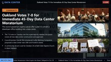 Memphis Data Center Vote Ends in Brawl as Oakland Passes 7-0 Ban