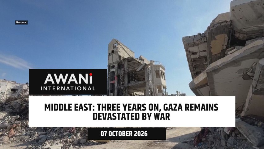 Three years on, Gaza remains devastated by war