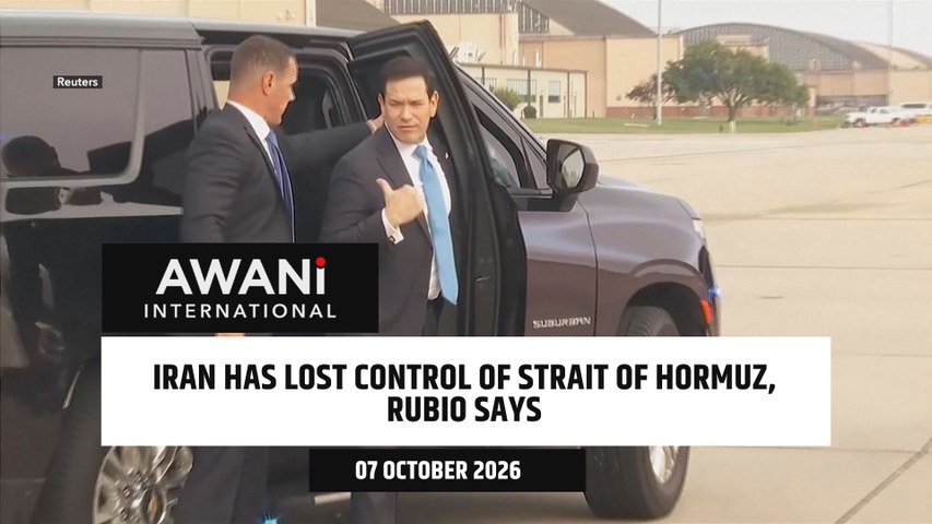 Iran has lost control of Strait of Hormuz, Rubio says