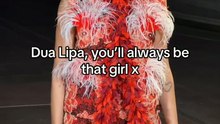 A Stunning Floral and Feather Look for Dua Lipa