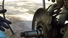 Clean the spindle. Check the brass bushing.