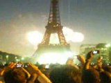 Feu d'artifices 14 juillet 2008- Tour Eiffel