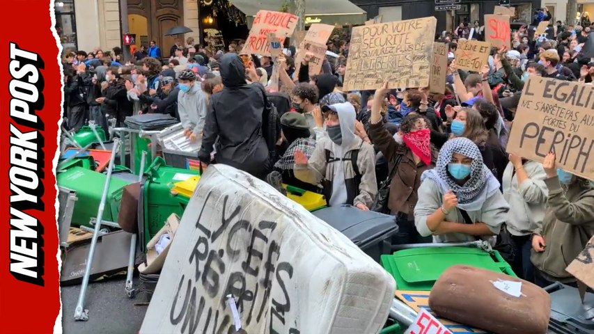 Students barricade Paris university amid violent clashes with riot police