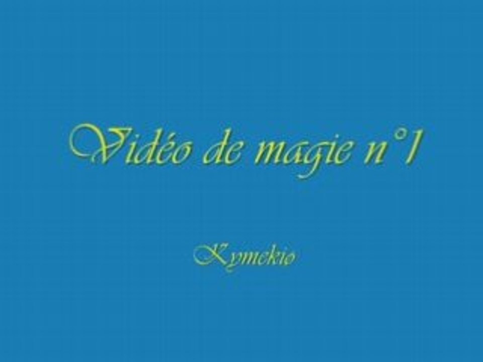 Magic video 1