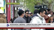 BÚSQUEDA LABORAL: LARGA FILA EN LURO Y SAN JUAN