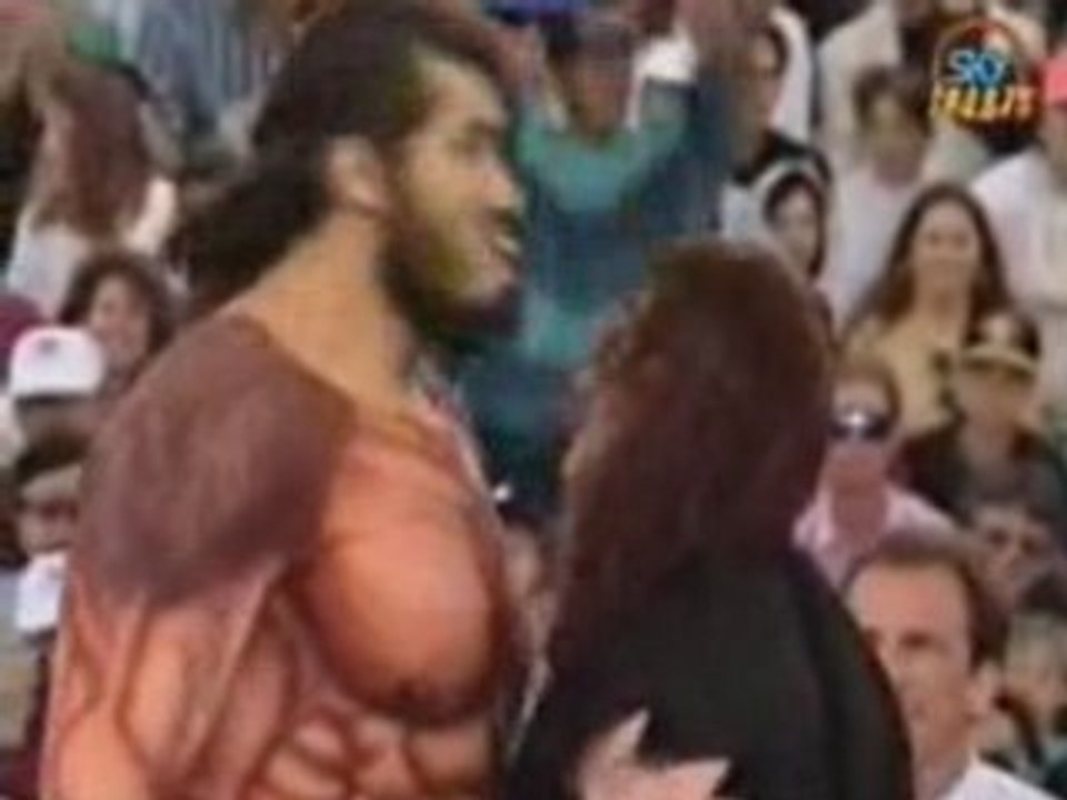 Giant Gonzalez vs The Undertaker WM9 Part 1