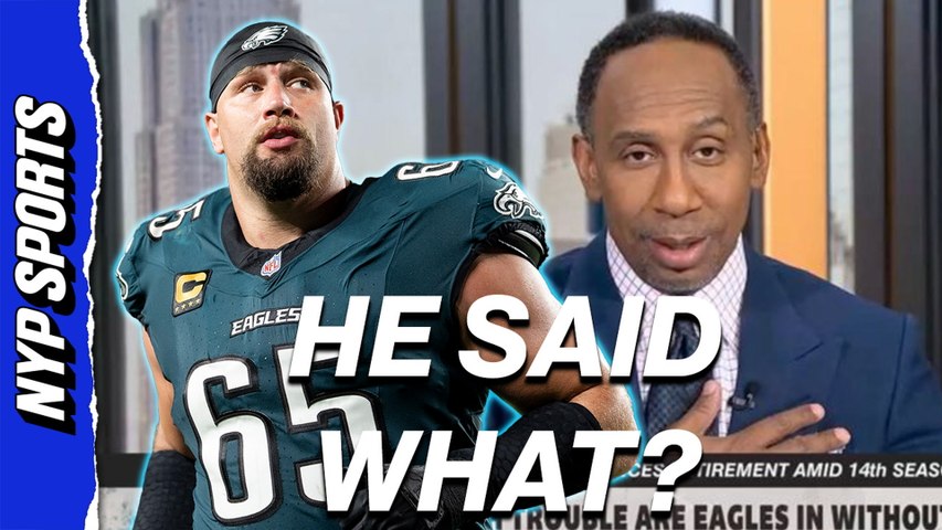 Stephen A. Smith makes controversial comments on Lane Johnson's retirement