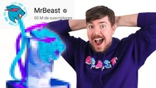 Sorprendí a MrBeast con una placa personalizada por sus 50 millones de suscriptores!