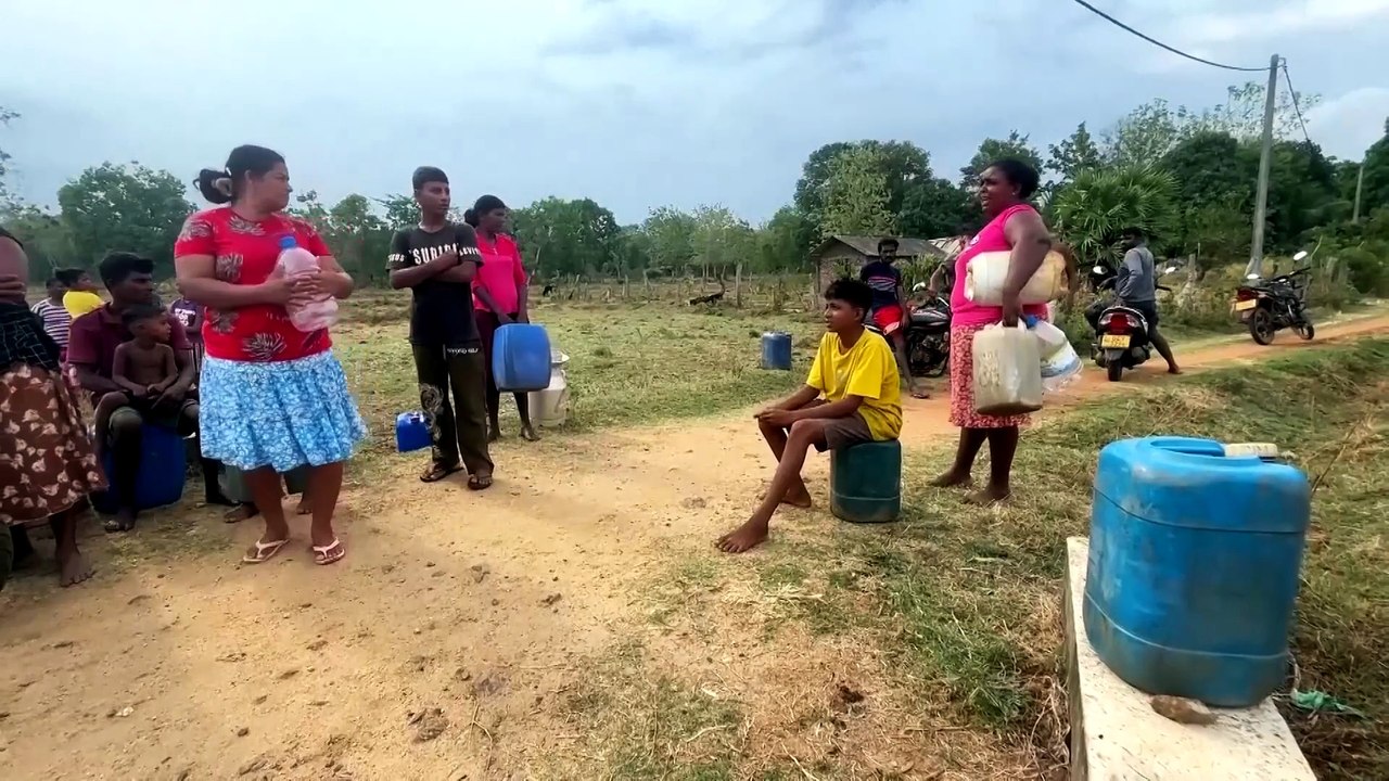 Sri Lanka: Brunnen versiegen, Wasserstellen schrumpfen in Dürre