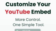 Customize YouTube Embed Code with Advanced Options