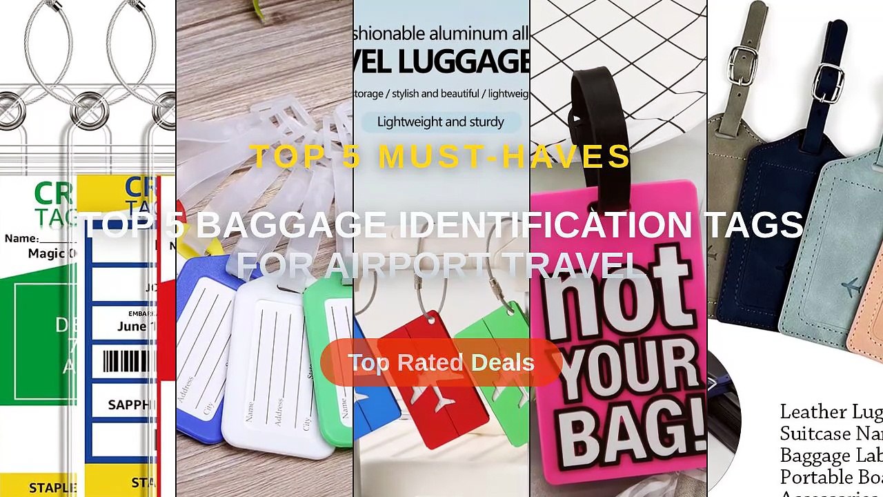 Amazing Top 5 Baggage Identification Tags For Airport Travel You Need ...