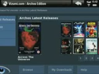 Archos Gen 6 :Media Club