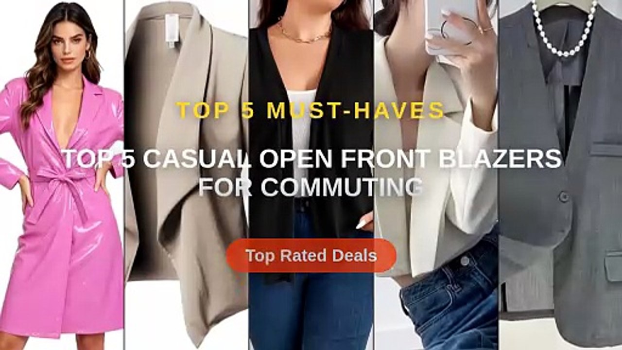 Don't Buy Top 5 Casual Open Front Blazers For Commuting Before Watching ...