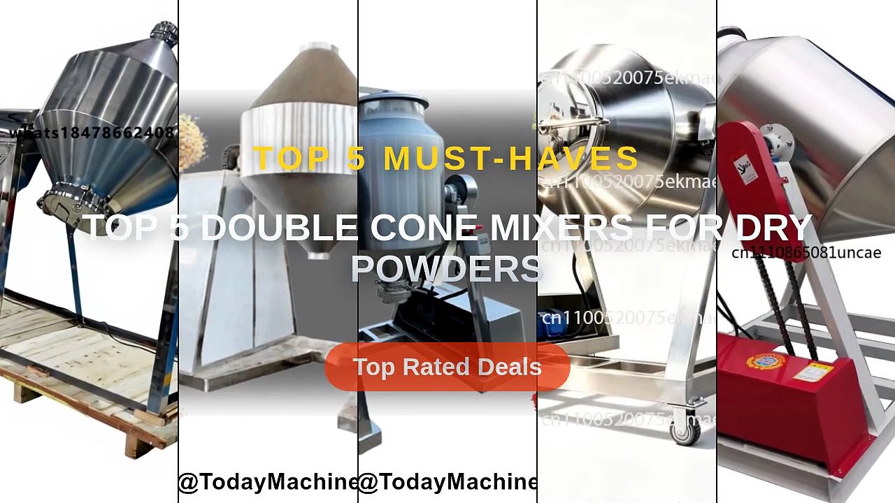 Cheap & Best Top 5 Double Cone Mixers For Dry Powders Unboxing & Review ...