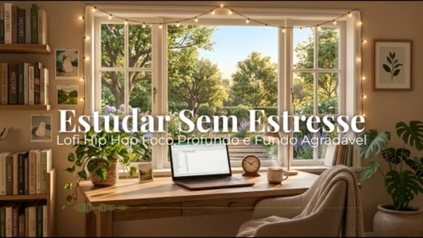 Estudar Sem Estresse | Lofi Hip Hop Foco Profundo e Fundo Agradável