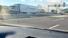 fogo em autocarro da Flixbus