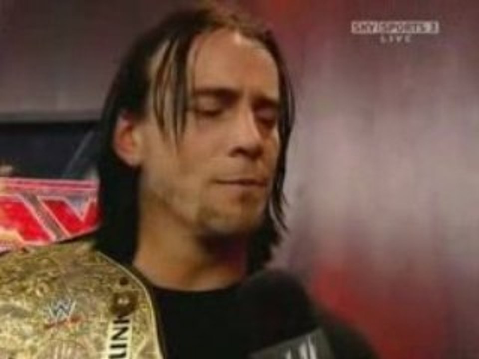RAW 08/18/08 CM Punk Interview Part 11