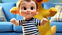_Cute Baby Dancing with Big Duck 🐥 _ Funny _ Adorable Kids Video_a a ram sam sam _vairalvideo ❤️(480P)