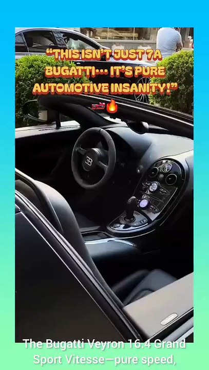 “This isn’t just a Bugatti… it’s pure automotive insanity!” 🏎️🔥