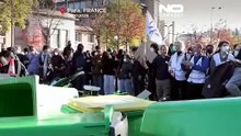 Французские школьники сталкиваются с полицией на фоне продолжающихся протестов