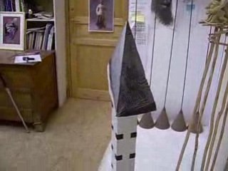 Le totem de bois noir de Michel Politzer