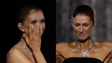 Celine Dion sufre caída durante concierto en París