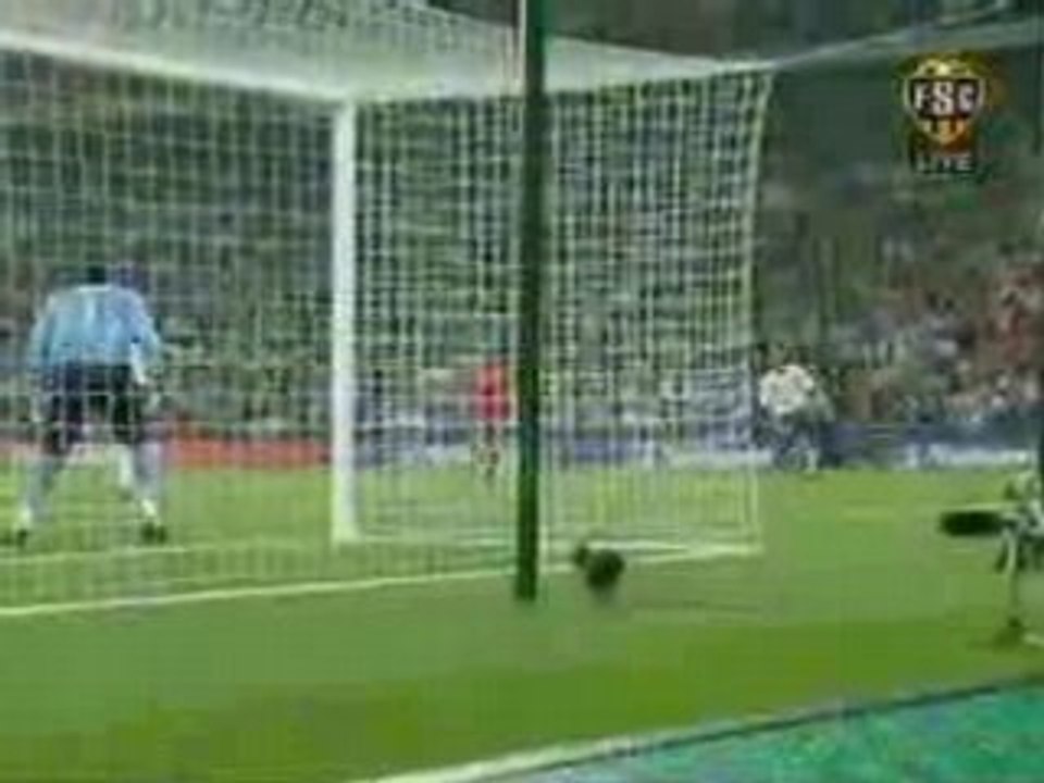 England 0 - 1 Czech Republic Goal: M.Baros