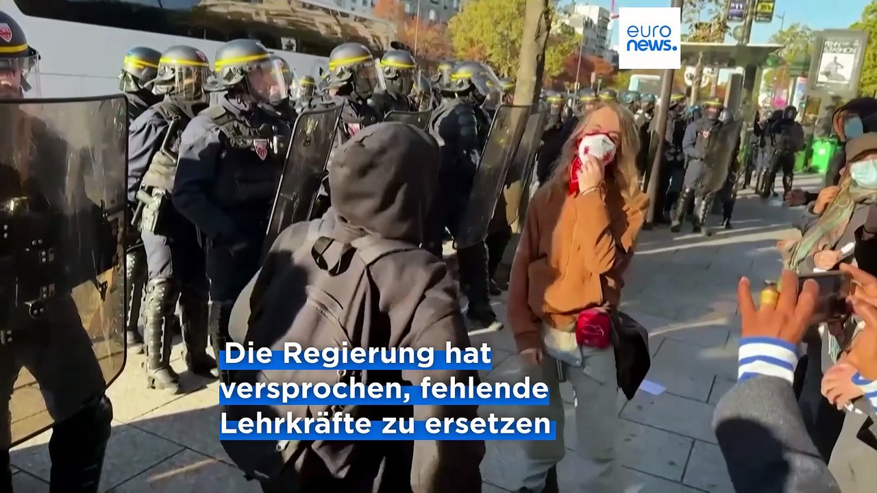 Schülerproteste in Frankreich: Mutmaßliche Polizeigewalt wird kontrovers diskutiert