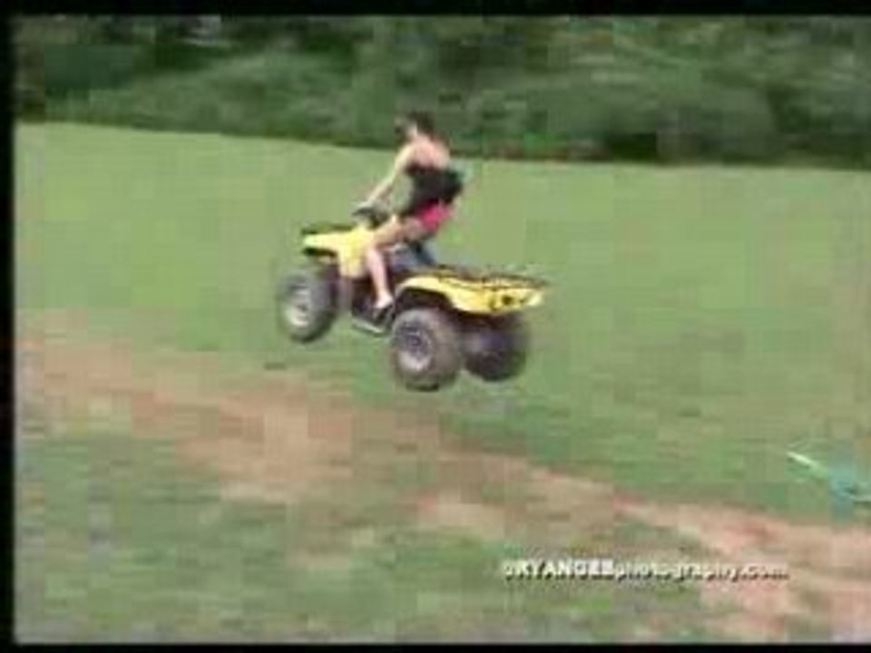 saut en quad !!!!!!