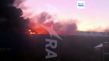 Пожар в дата-центре «Яндекса» после атаки украинского дрона