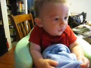 First time eating solid food!