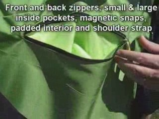 Messenger Bag Made From Plastic Bottles