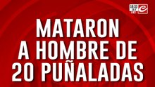 Tragedia y muerte: mataron a hombre de 20 puñaladas