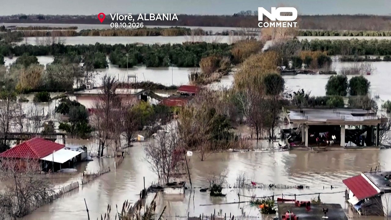 Tödliche Überschwemmungen: flüsse treten in albanien und montenegro über die ufer