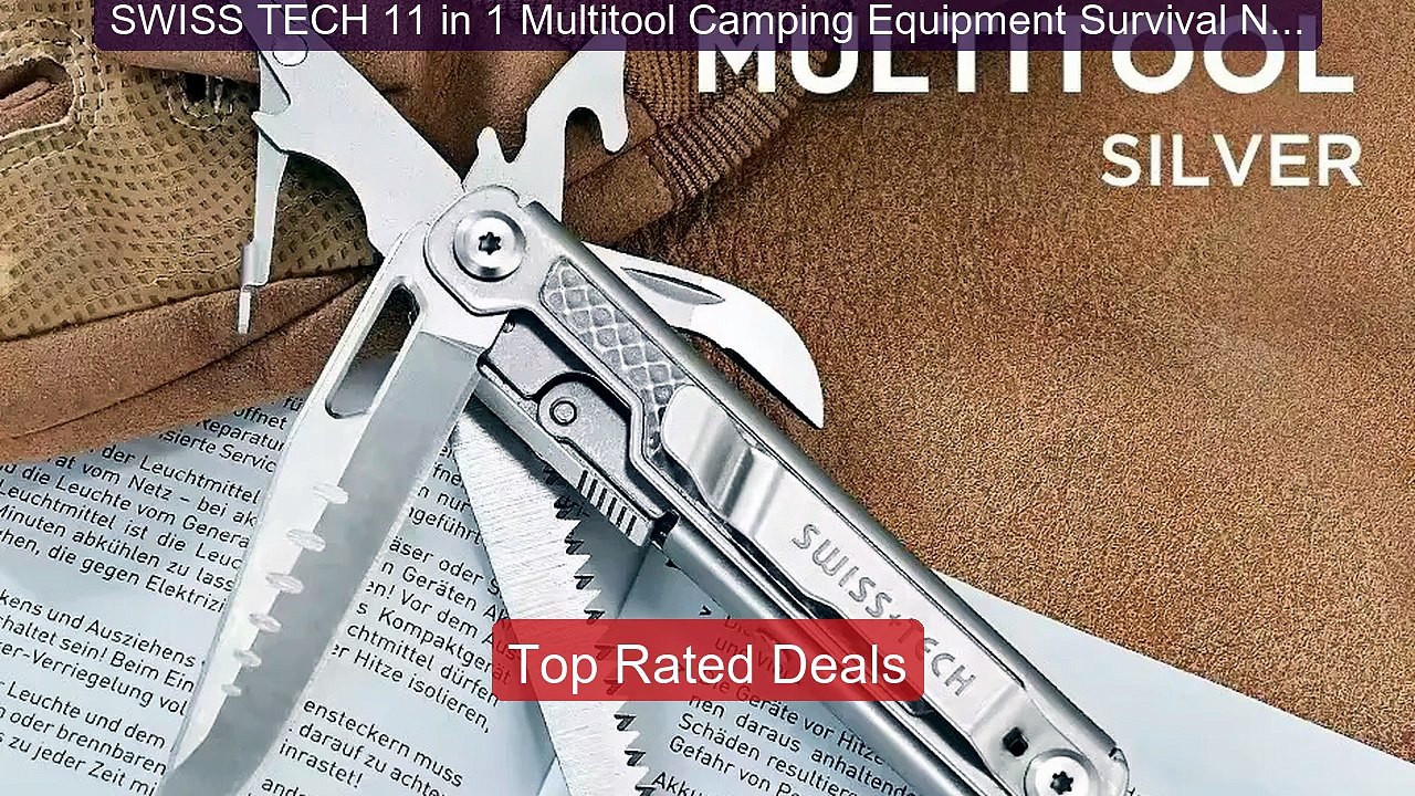 SWISS TECH 11 in 1 Multitool Camping Equipment Survival Nat... -- Top Pick 2026 | Unbeatable Price!