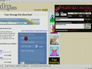 FULLY AUTOMATED TEXT MESSAGE SENDER